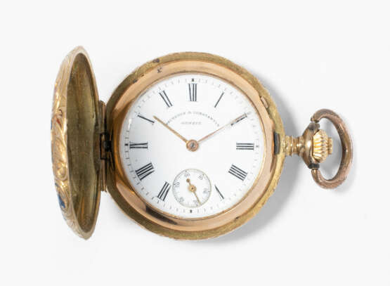 Vacheron Constantin, kleine Email-Taschenuhr, um 1900 - photo 3