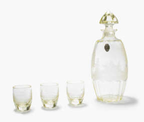 R&B Glashütte, Karaffe und 3 Becher