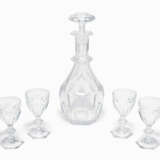Baccarat, Karaffe und 6 Sherrygläser "Harcourt" - photo 1