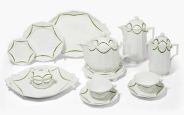 Nymphenburg, Kaffeeservice "Perl Lorbeerfestons"