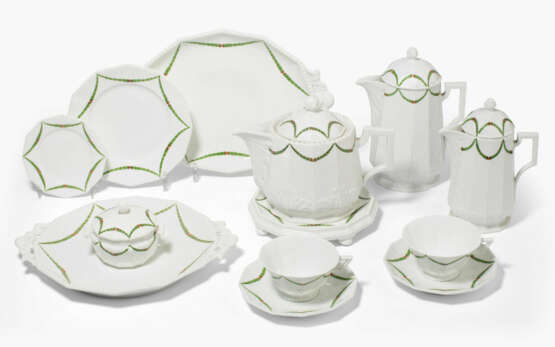 Nymphenburg, Kaffeeservice "Perl Lorbeerfestons" - Foto 1 Nymphenburg, Kaffeeservice "Perl Lorbeerfestons" - Foto 1
