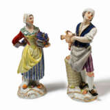 Meissen, 1 Paar Figuren aus Serie "Pariser Ausrufer" - photo 1