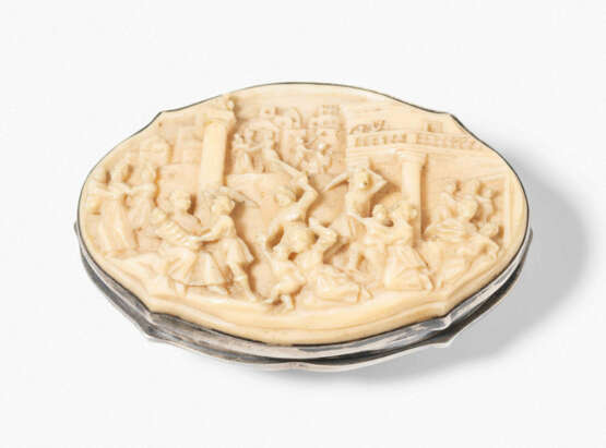 Elfenbeindose, 19.Jh. - photo 1