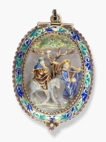 Medaillon-Anhänger, Wien Ende 19.Jh. - photo 1