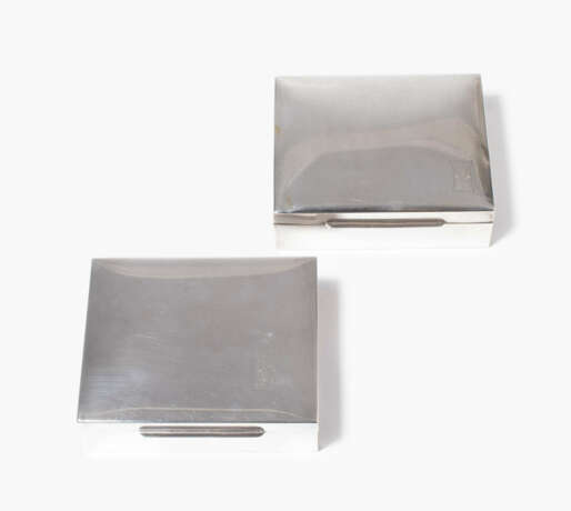 1 Paar Dosen, Schwäbisch Gmünd 20.Jh. - photo 1