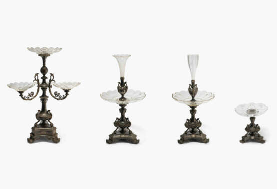 Tafelaufsatz-Garnitur, um 1900 - photo 1