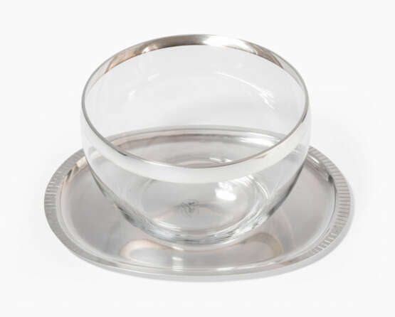 Lot: Schale und Tablett, Schwäbisch Gmünd 20.Jh. - photo 1