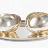 Set: Cremier, Sucrier auf Tablett, 20.Jh. - photo 1