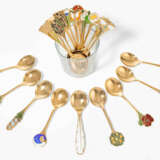 Sammlung: 24 Jahreslöffel, Flensburg 20.Jh. - фото 1