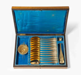 Teebesteck-Set, Paris Ende 19.Jh.