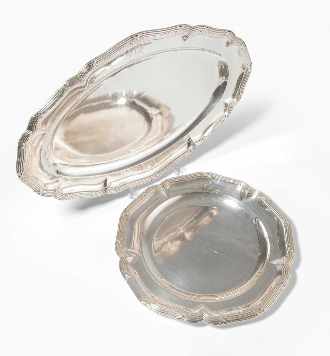 Lot: 2 Platten, Paris um 1900 Lot: 2 Platten, Paris um 1900