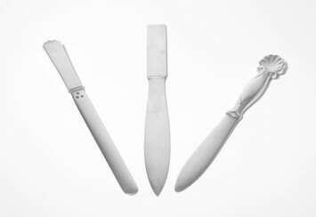 Lot: 3 Brieföffner, Georg Jensen