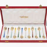 Set: 12 Mokkalöffel, Dänemark 20.Jh. - photo 1