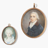 Lot: 2 Porträtminiaturen, Ende 18.Jh. - фото 1