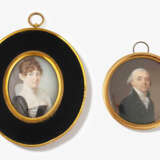 Lot: 2 Porträtminiaturen, Anfang 19.Jh. - фото 1