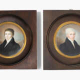Lot: 2 Porträtminiaturen, Schweizer Schule, datiert 1833 - фото 1