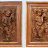 1 Paar Reliefs "Musizierende Putti" - photo 1