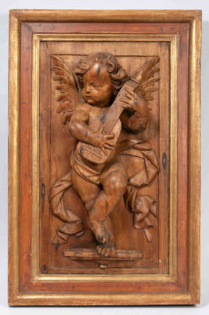 1 Paar Reliefs "Musizierende Putti" - photo 2 1 Paar Reliefs "Musizierende Putti" - photo 2