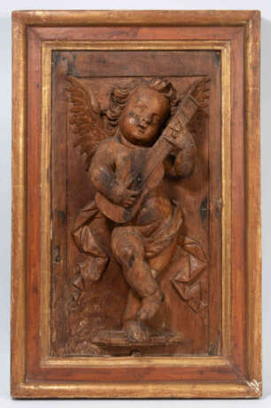 1 Paar Reliefs "Musizierende Putti" - photo 3 1 Paar Reliefs "Musizierende Putti" - photo 3