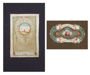 2 Spitzenbilder "Liebesandenken"