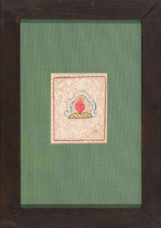 2 Spitzenbilder "Flammendes Herz"/"Jesuskind" - фото 3