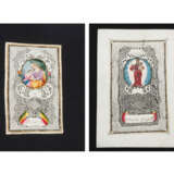 2 Spitzenbilder "Maria Einsiedeln und Hl. Rosina"/"Hl. Anna" - photo 1