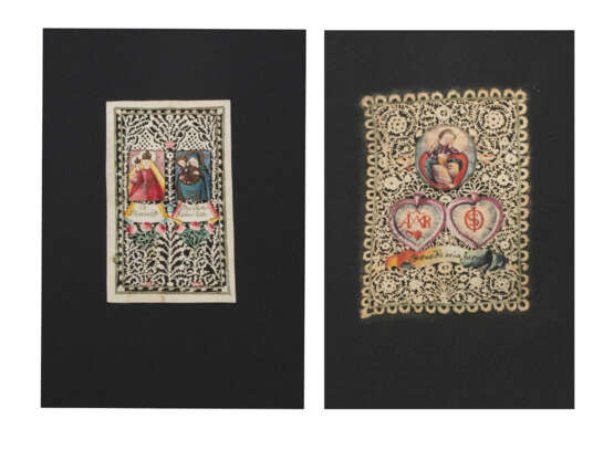 2 Spitzenbilder "Jesuskind"/"Gnadenbilder von Mariazell" - photo 1