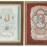 2 Spitzenbilder "Hl. Johannes von Nepomuk"/"Hl. Rosalia" - photo 1