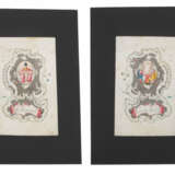 Spitzenbild "Hl. Dreifaltigkeit und Hl. Familie" - photo 1