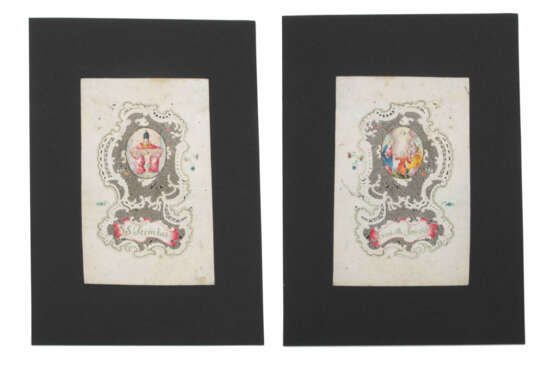 Spitzenbild "Hl. Dreifaltigkeit und Hl. Familie" - photo 1 Spitzenbild "Hl. Dreifaltigkeit und Hl. Familie" - photo 1