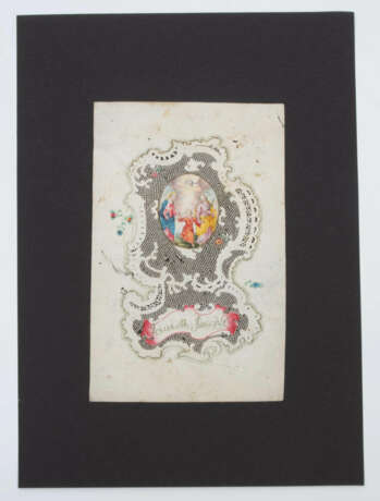 Spitzenbild "Hl. Dreifaltigkeit und Hl. Familie" - photo 3 Spitzenbild "Hl. Dreifaltigkeit und Hl. Familie" - photo 3