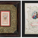 2 Spitzenbilder "Hl. Dorothea"/"Hl. Rosalia" - photo 1