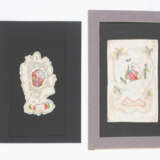 4 Spitzenbilder "Pastor Bonus"/"Hl. Ursula"/"Hl. Magdalena"/"Hl. Joseph" - photo 1