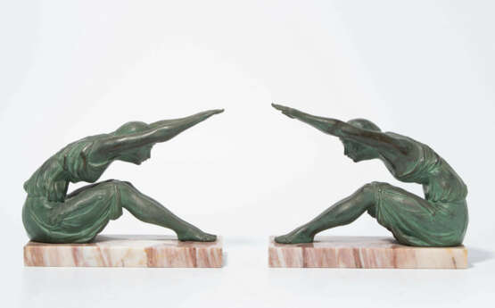 1 Paar Buchstützen - photo 2