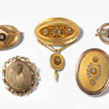 Lot: diverse antike Broschen - Foto 1