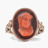 Lagenachat-Kamee-Ring - Foto 1