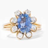 Saphir-Diamant-Ring - фото 1