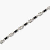 Art Déco Diamant-Onyx-Bracelet - фото 1