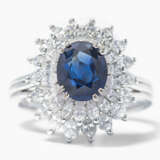 Saphir-Diamant-Ring - фото 1