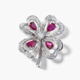 Rubin-Diamant-Brosche - photo 1