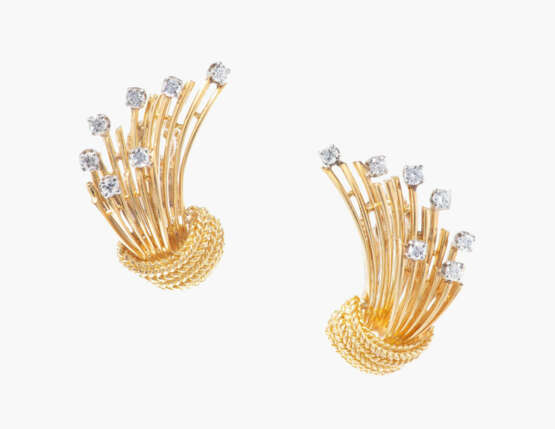Diamant-Ohrclips. - Foto 1