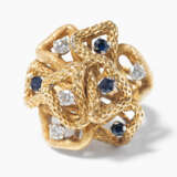 Brillant-Saphir-Ring - фото 1