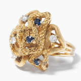 Brillant-Saphir-Ring - фото 2