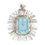 Aquamarin-Brosche - фото 1