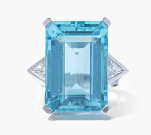 Aquamarin-Diamant-Ring - photo 1
