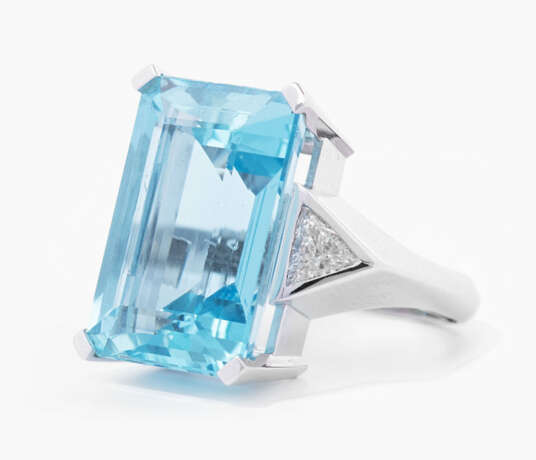 Aquamarin-Diamant-Ring - photo 2