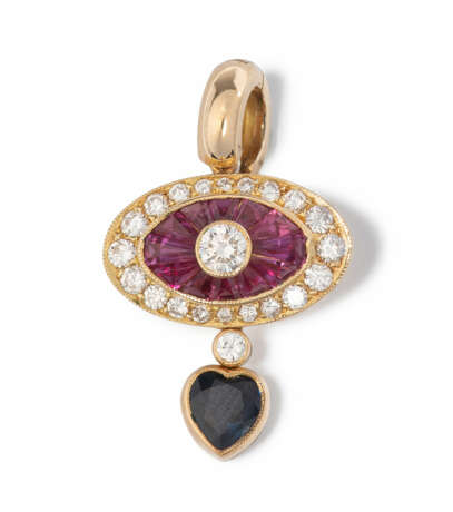 Saphir-Anhänger - photo 1 Saphir-Anhänger - photo 1