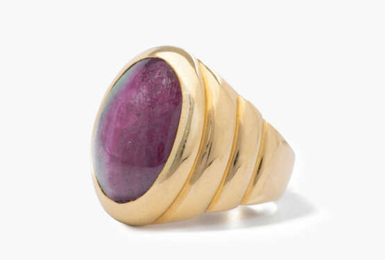 Set: Rubin-Zoisit-Ring und Brosche - фото 2 Set: Rubin-Zoisit-Ring und Brosche - фото 2