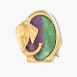 Set: Rubin-Zoisit-Ring und Brosche - фото 3