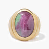 Set: Rubin-Zoisit-Ring und Brosche - фото 4